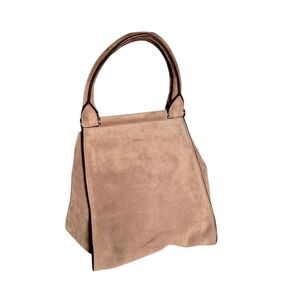 MaxMara Tan Suede Tote Bag
